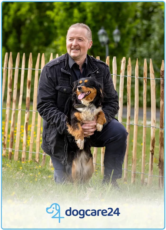 Joey Kelly mit Hund
