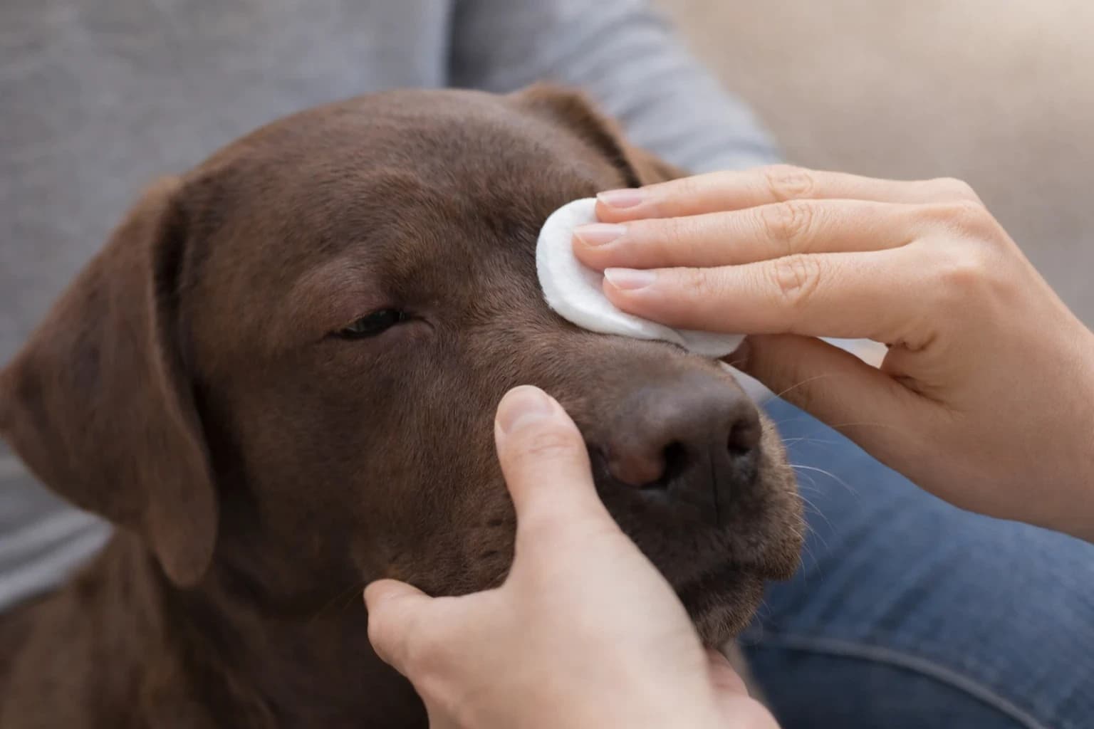 Geschwollenes Auge beim Hund – Ursachen, Symptome & was du jetzt tun solltest