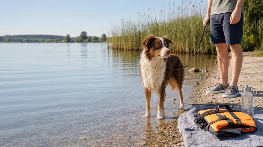 Baden mit Hund: Sicher schwimmen, Gefahren erkennen und richtig reagieren