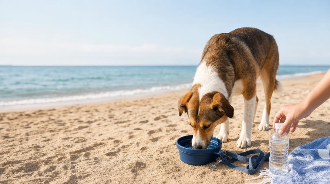 Salzwasser beim Hund: Was tun, wenn dein Hund Meerwasser getrunken hat?