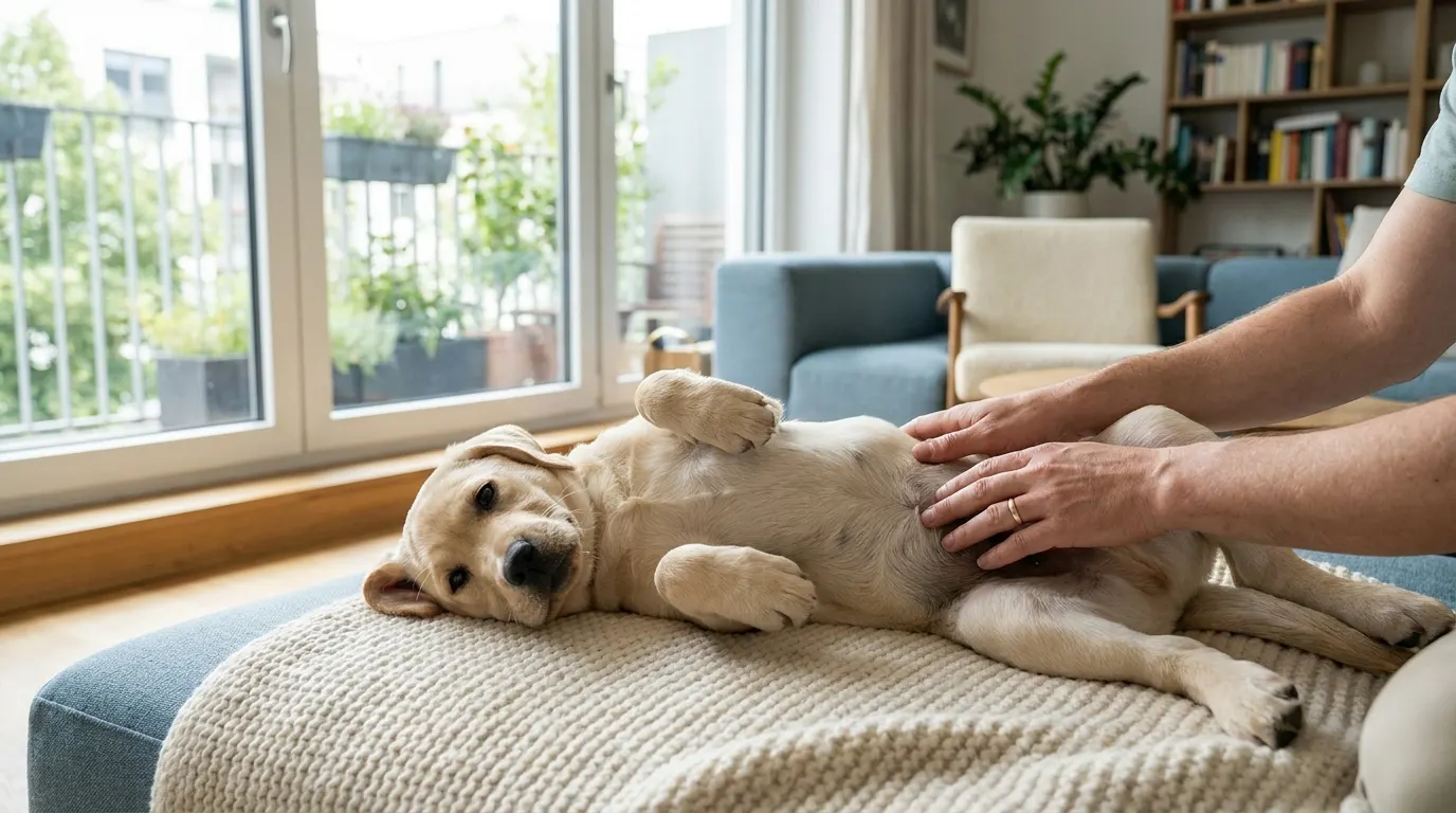 Nabelbruch beim Hund: harmlos oder ein Fall für die OP?