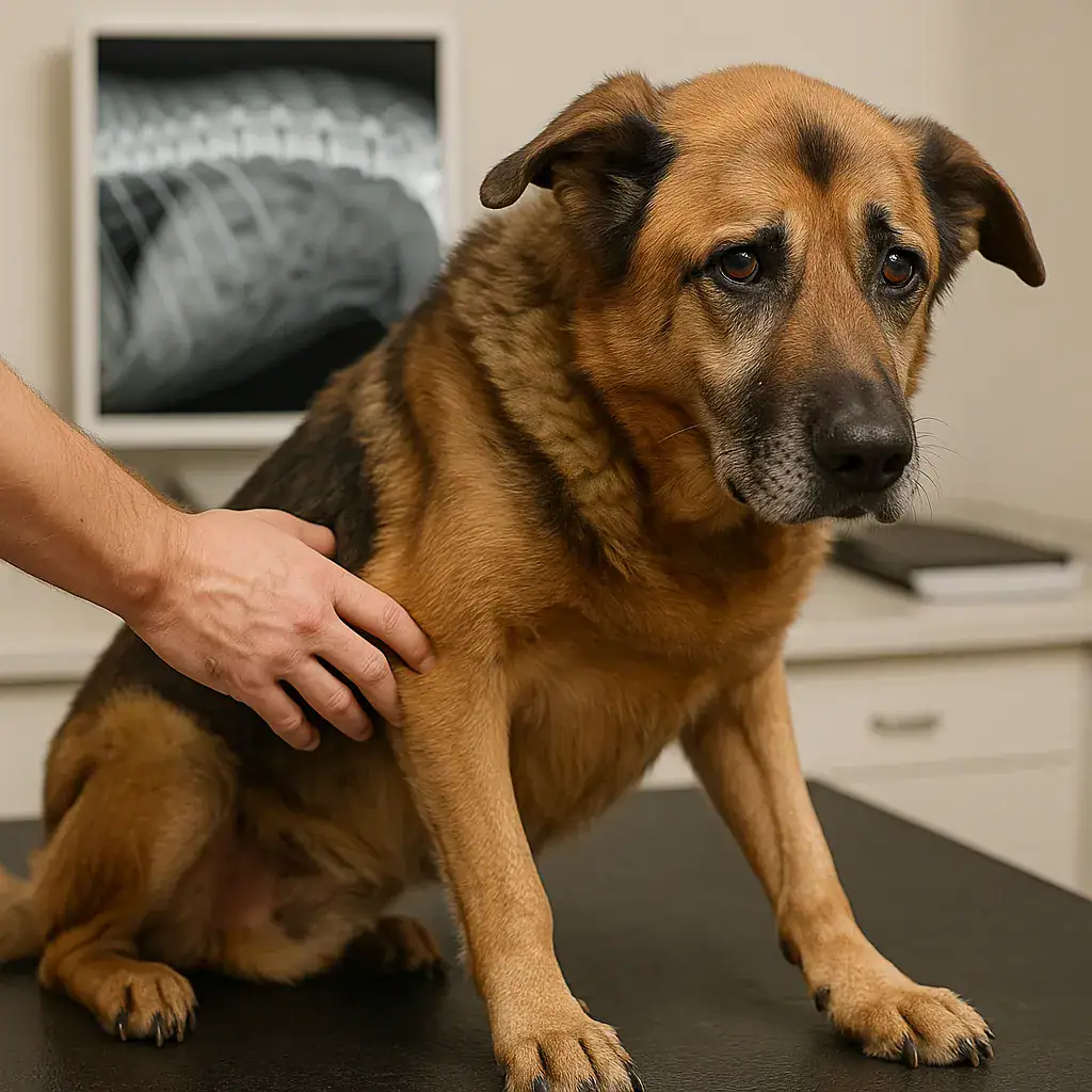 Spondylose beim Hund: Wenn die Wirbelsäule Probleme macht